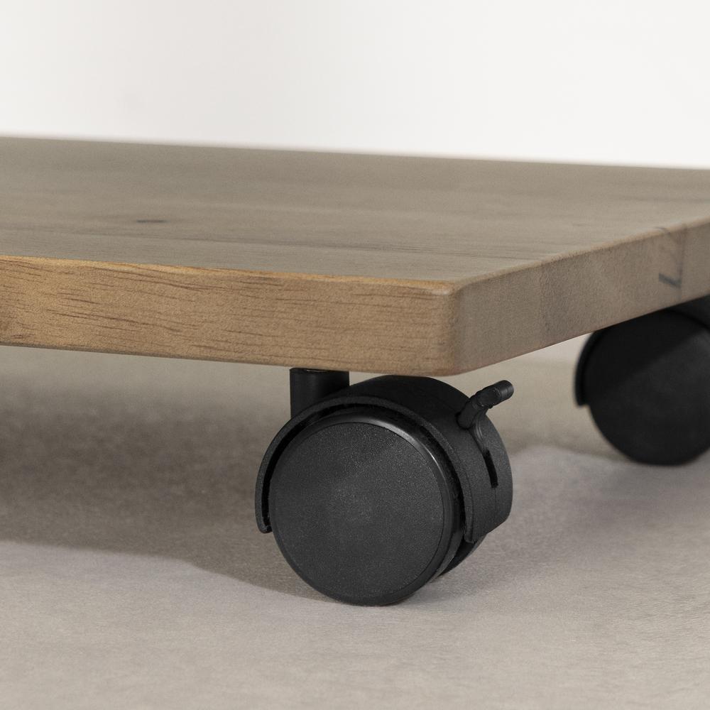 Kodali Mobile Side Table for Laptop, Brown Oak