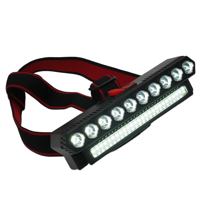 10LED COB Camping and Outdoor Powerful Headlamp - USB Rechargeable