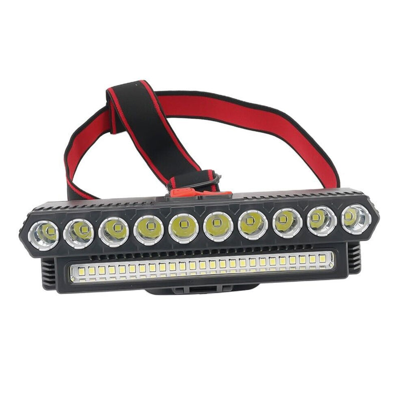 10LED COB Camping and Outdoor Powerful Headlamp - USB Rechargeable