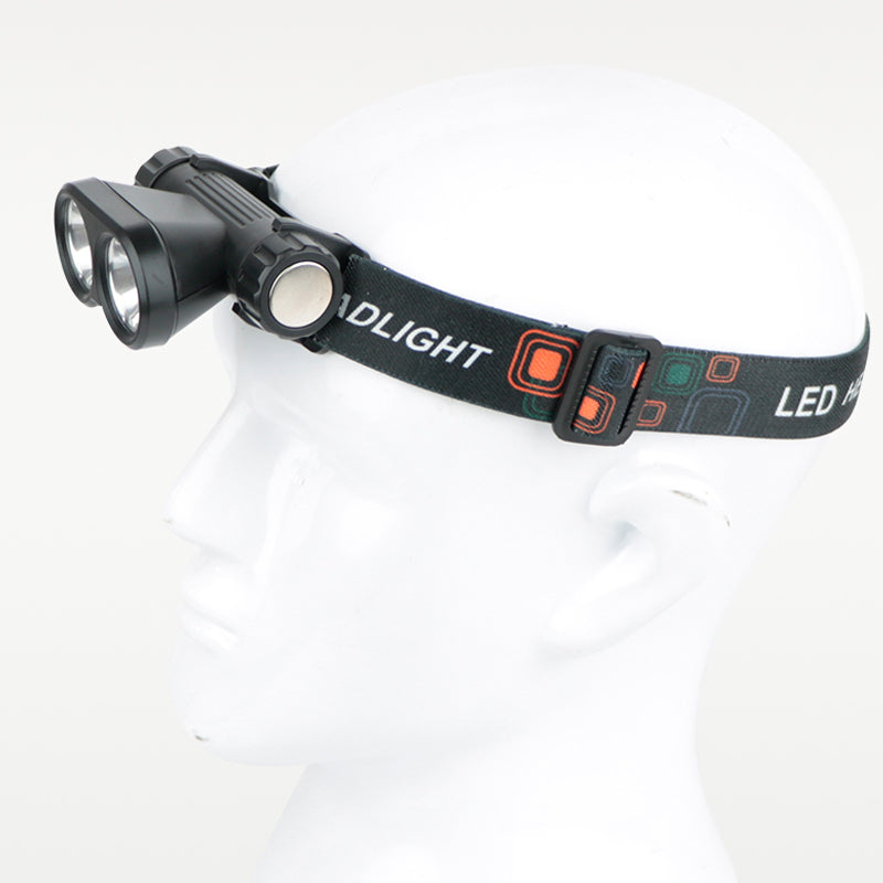 2 LED Strong Headlight Intelligent Fishing Warning Lamp- USB Charging