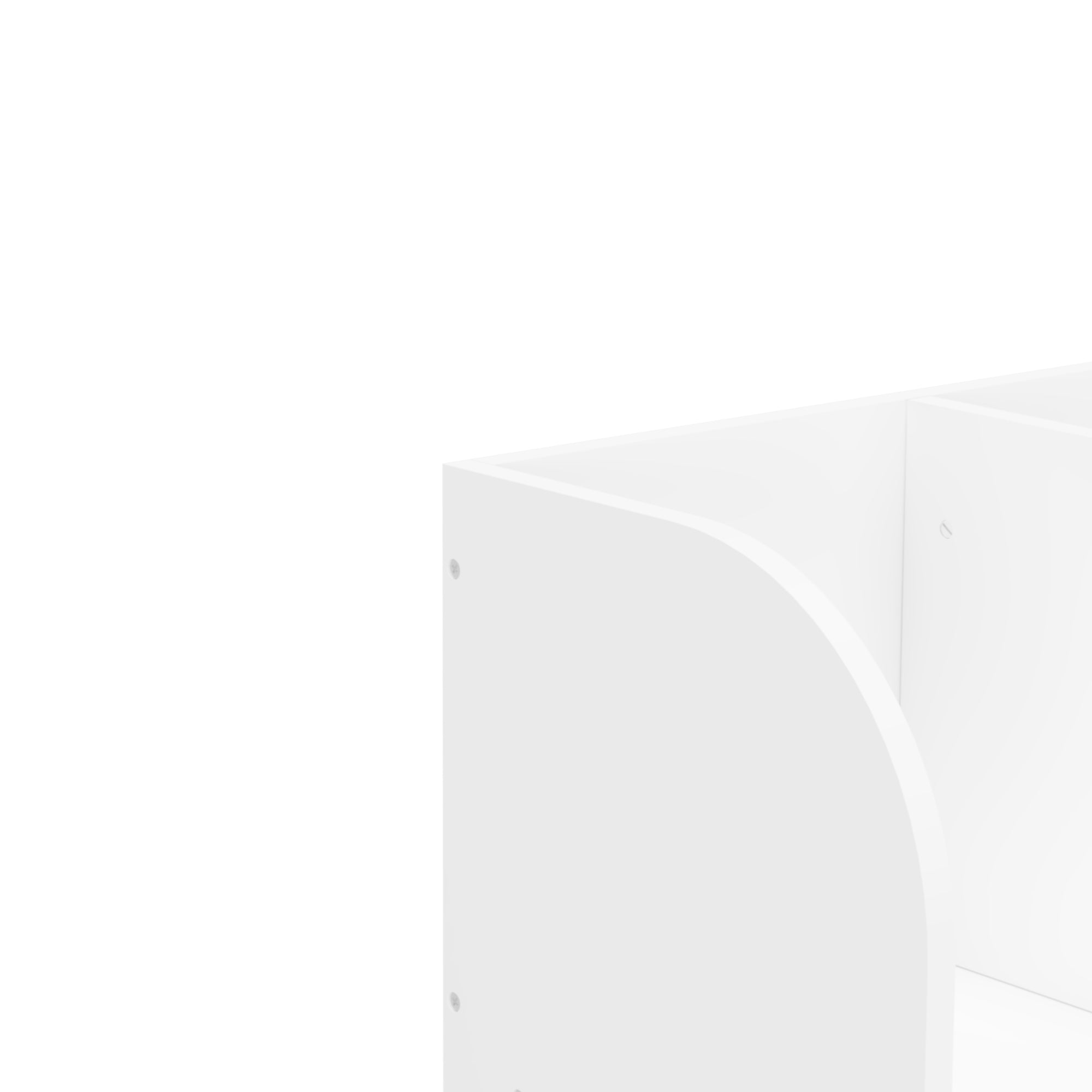 4 Compartment Children’s Bookcase and Playroom Storage Bookshelf- White