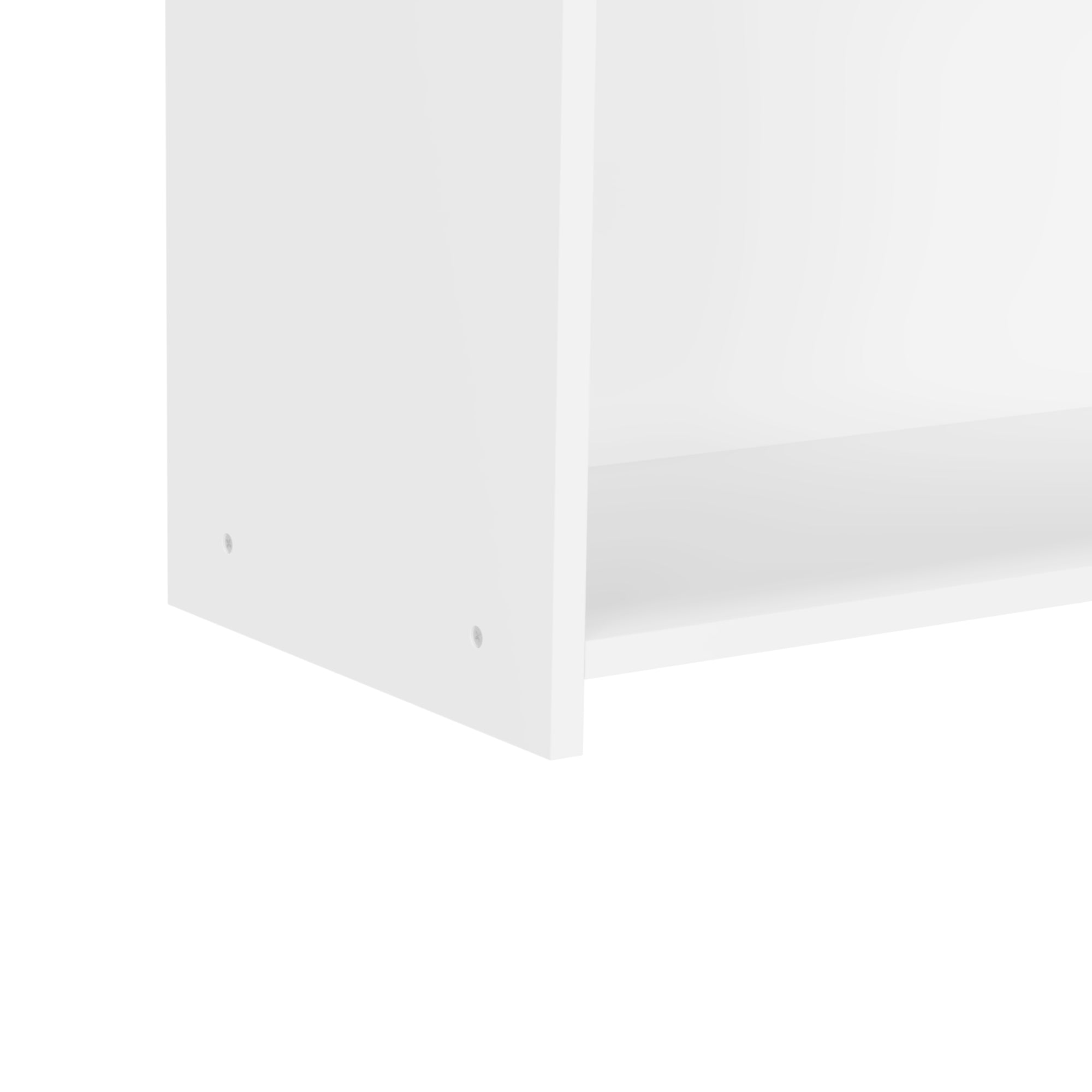 4 Compartment Children’s Bookcase and Playroom Storage Bookshelf- White