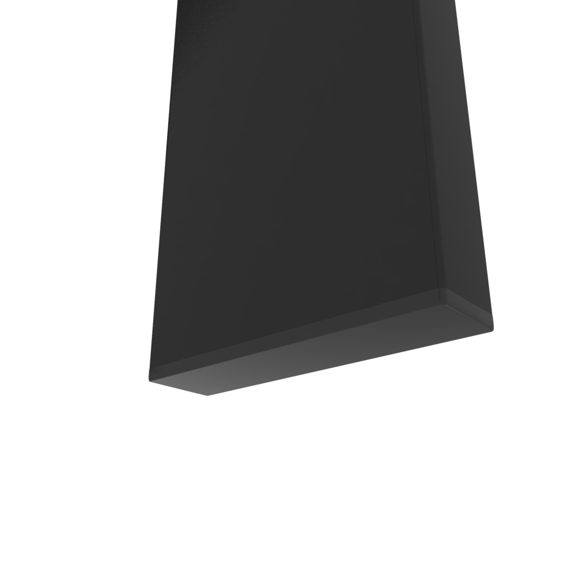 4 Seater  Simple Design Heavy Duty Tempered Minimalist Glass Top Dining Table- Black