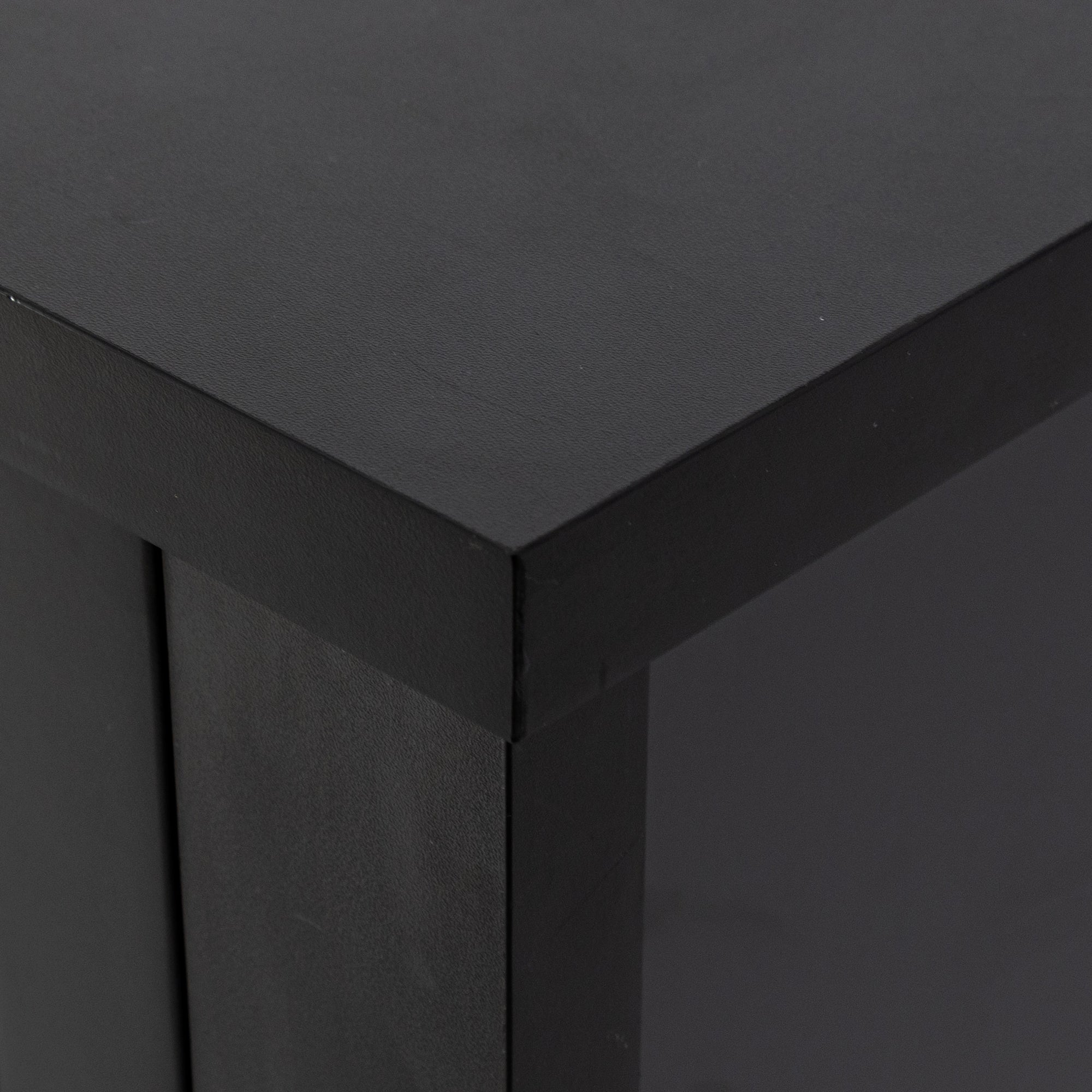 6 Drawers Wood Accent Stylish Dresser Chest and Storage Organizer- Black