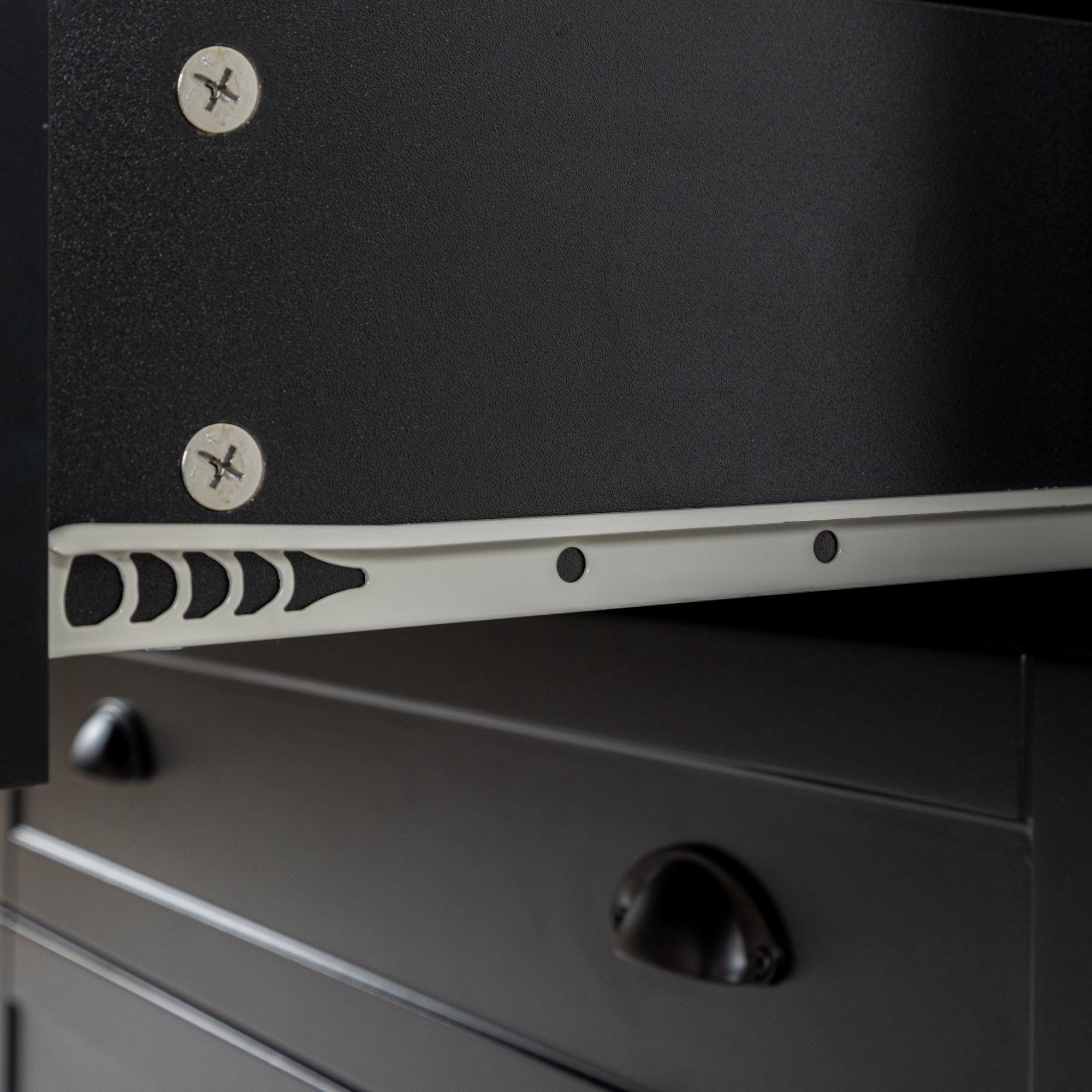 6 Drawers Wood Accent Stylish Dresser Chest and Storage Organizer- Black