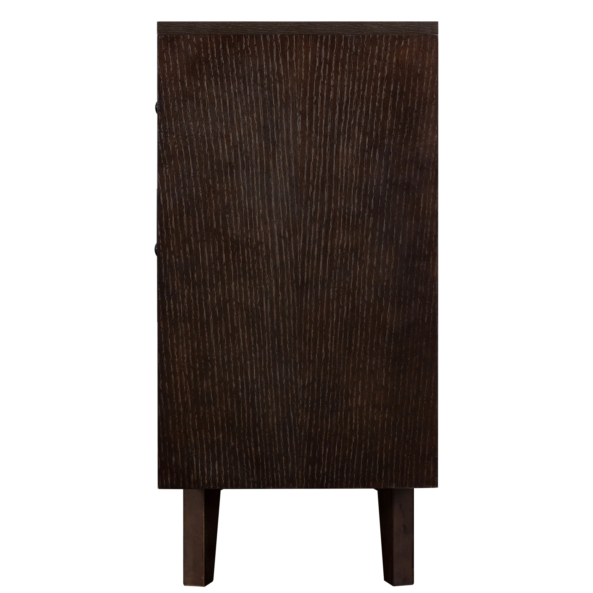 7 Drawers Solid Wood Free Standing Storage Cabinet Dresser Console- Auburn