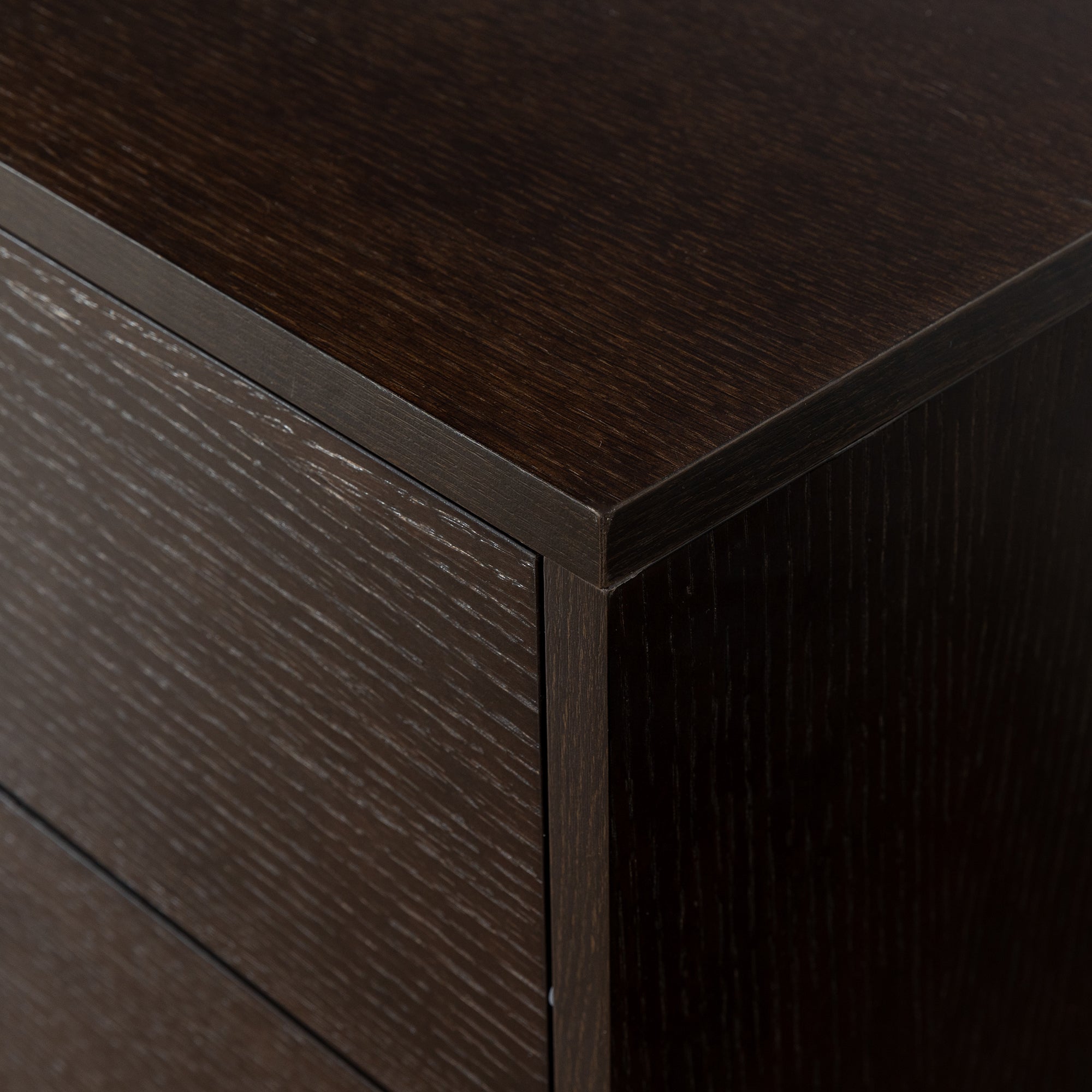 7 Drawers Solid Wood Free Standing Storage Cabinet Dresser Console- Auburn