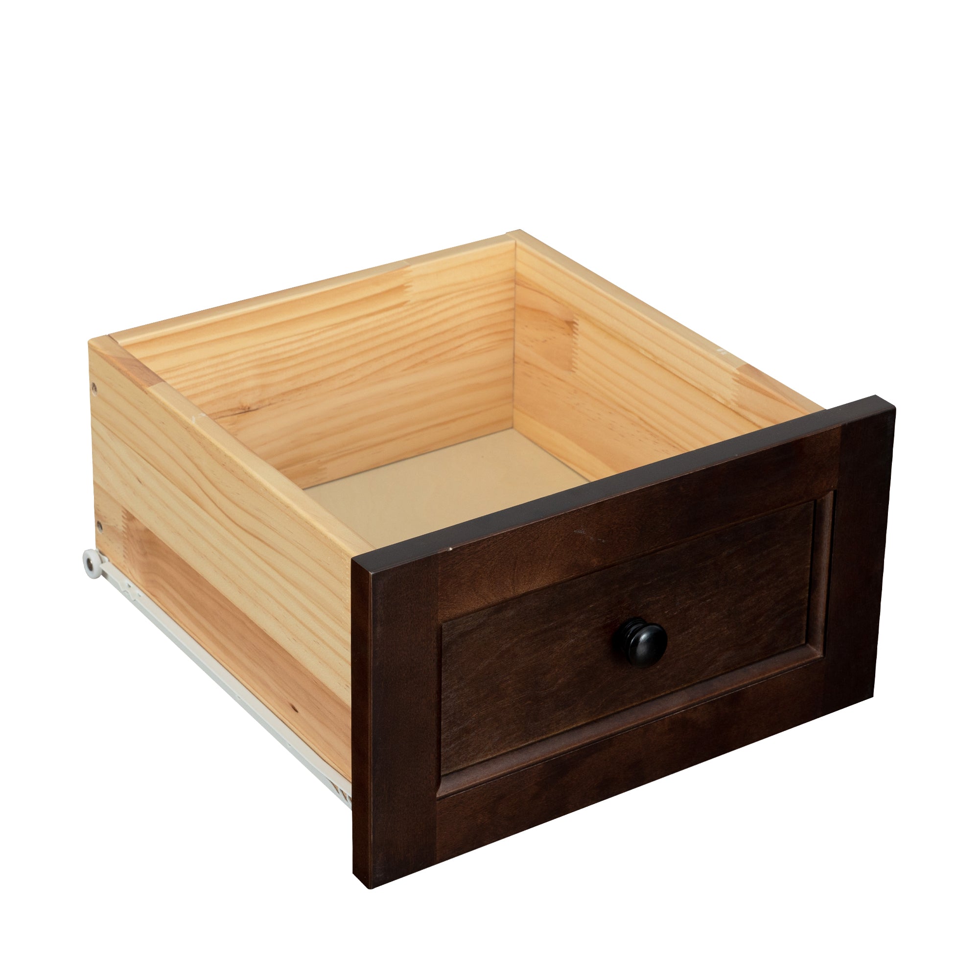 7 Drawer Dresser Solid Wood Spray Painted Buffet Server Console Table- Auburn