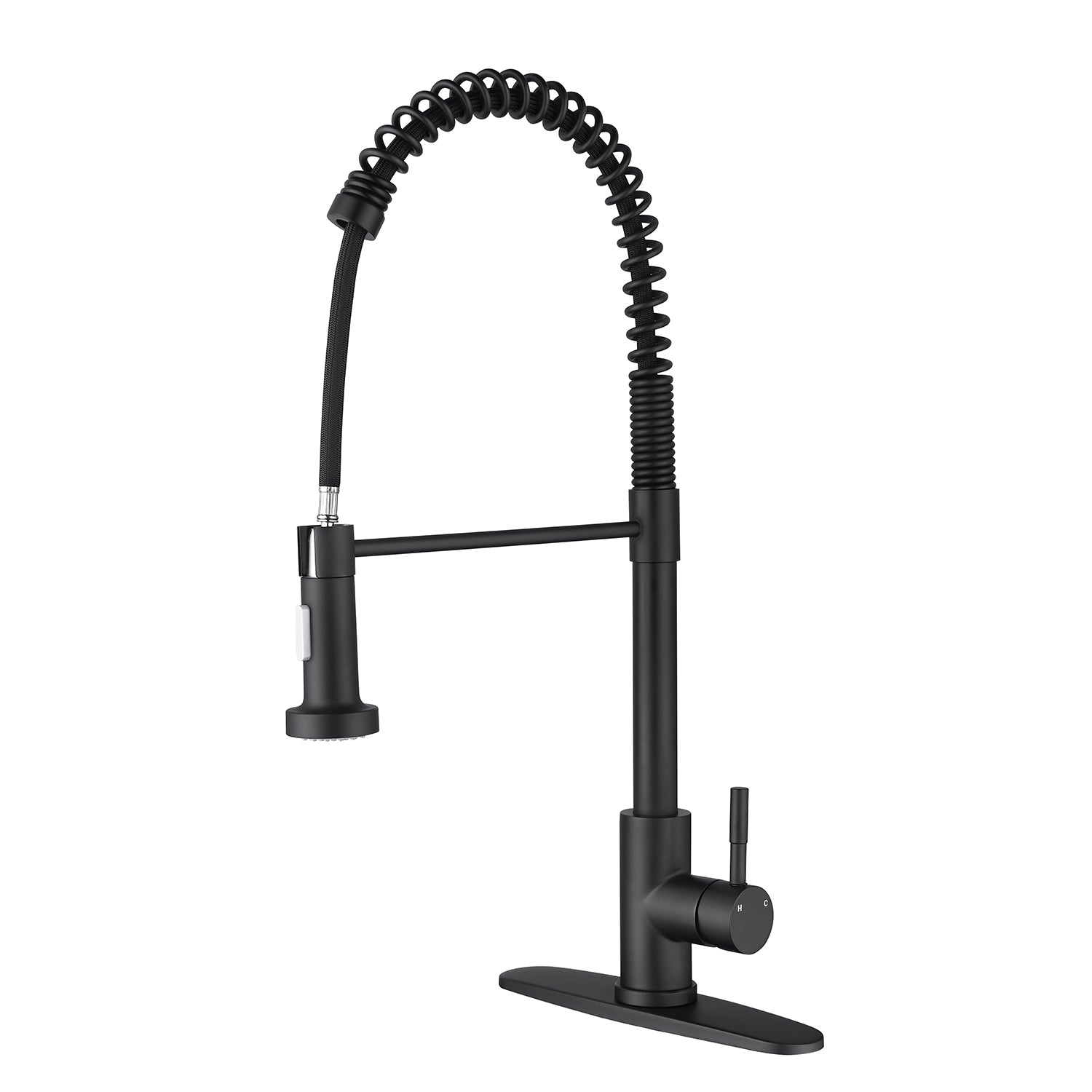 Pull Out Sprayer Kitchen Faucet - Matte Black
