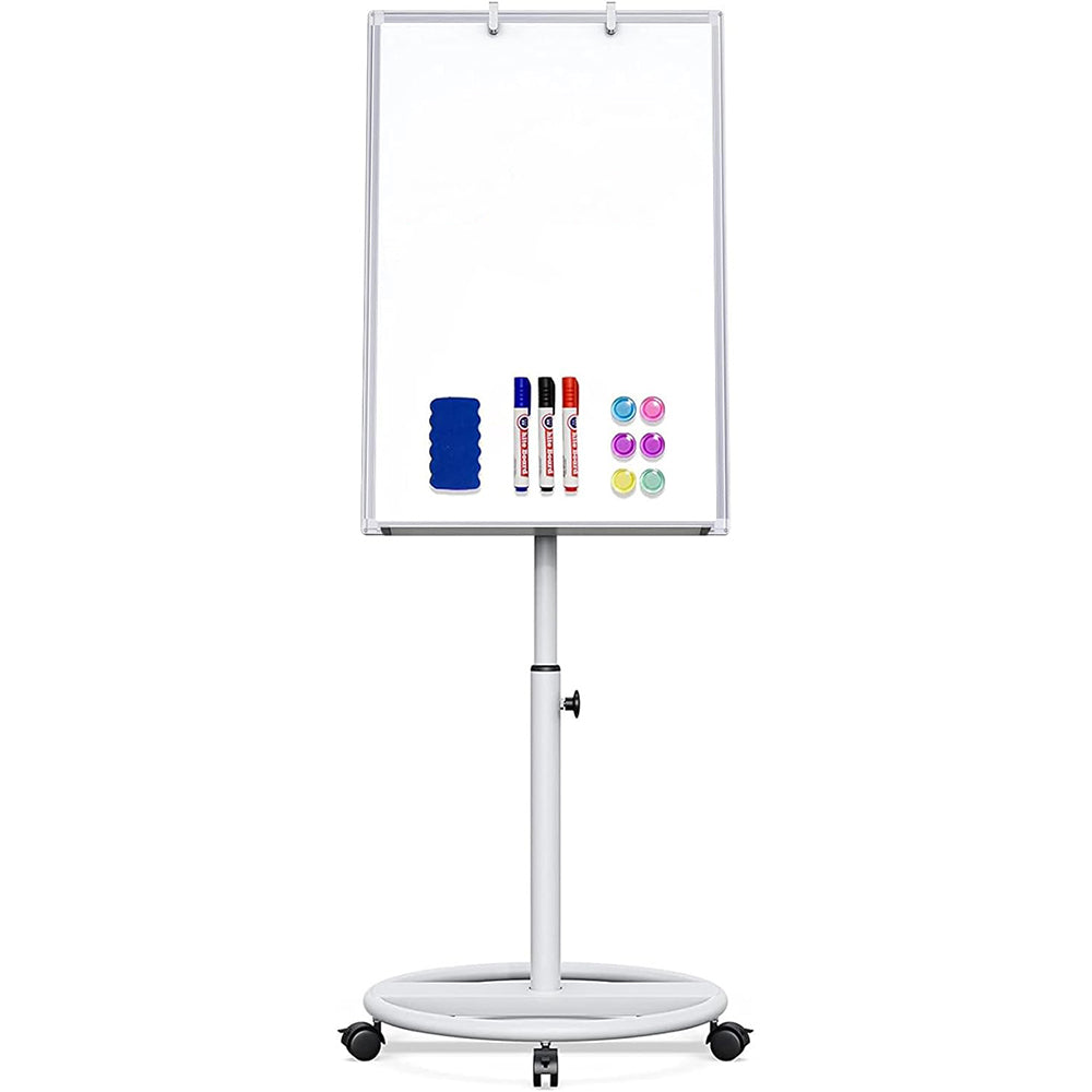 Magnetic Tempered Glass Whiteboard with Removable Stand