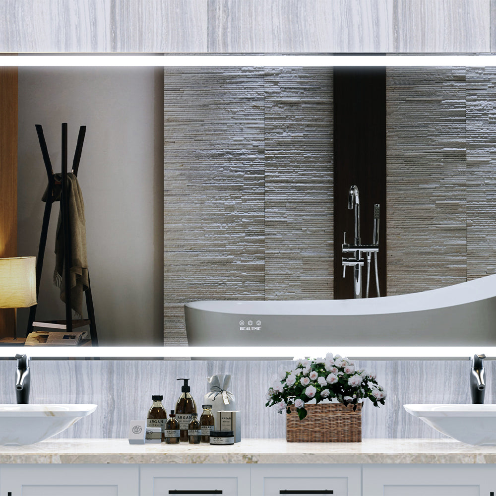 72x32 Inch Oversized LED Wall Mirror