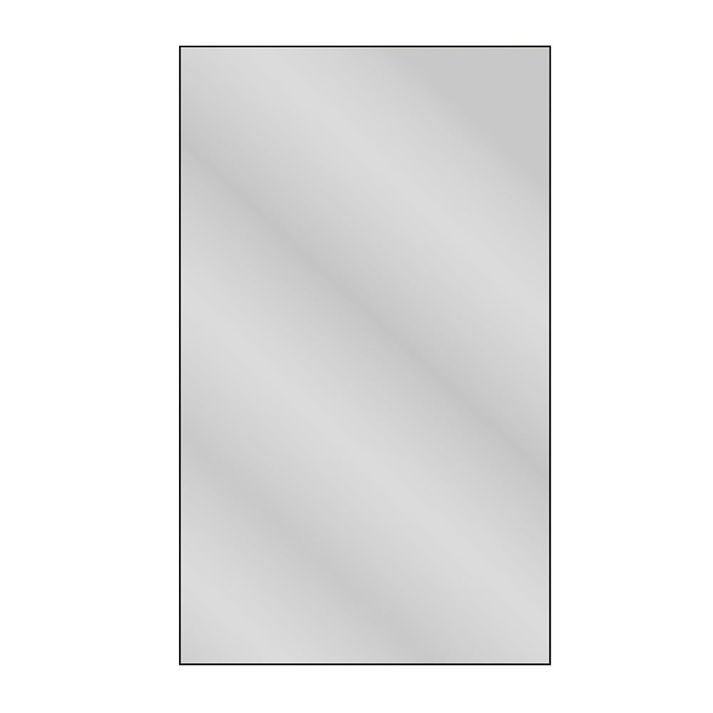 60x36 Inch Oversized Rectangle Mirror with Silver Frame