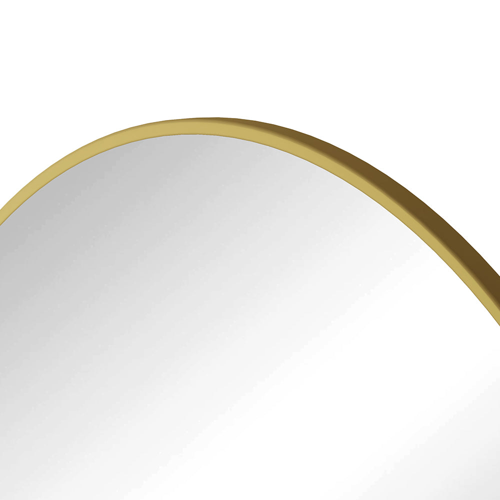 42-Inch Metal Framed Mirror - Gold