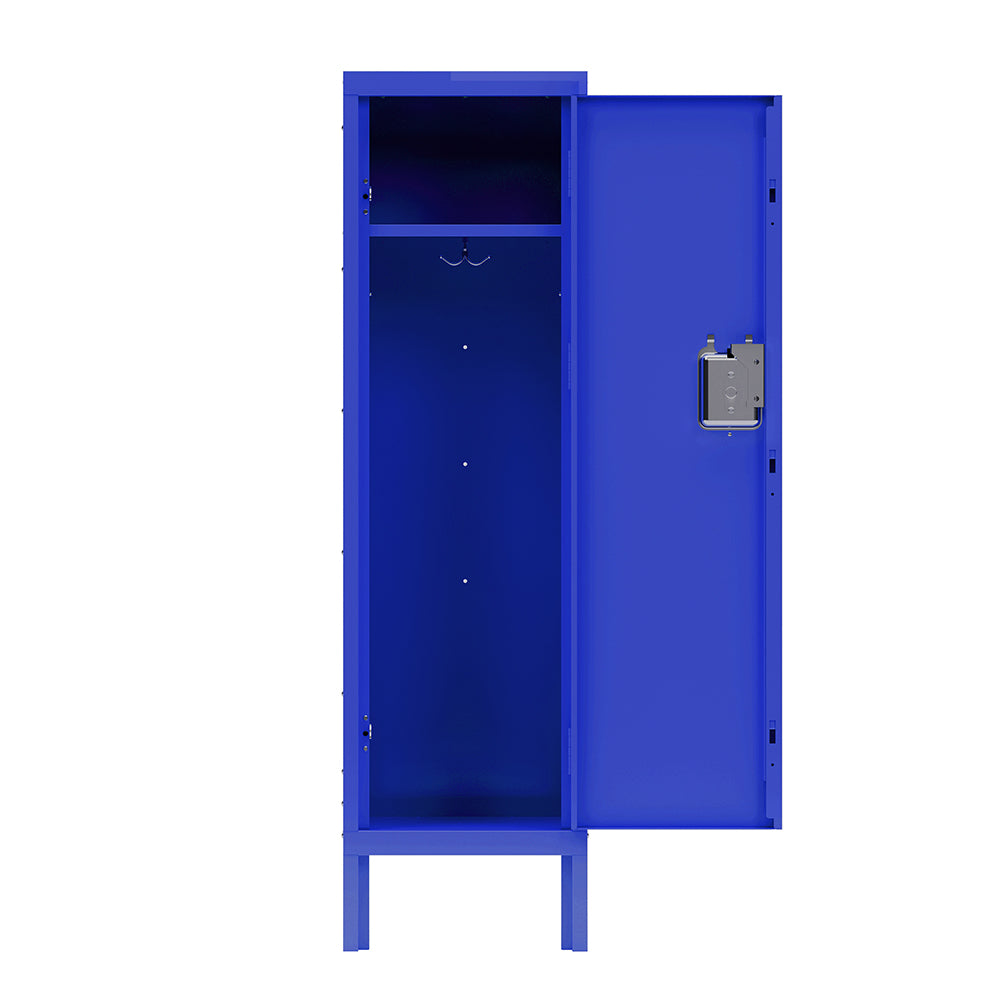 Retro Tall Metal Locker - Blue