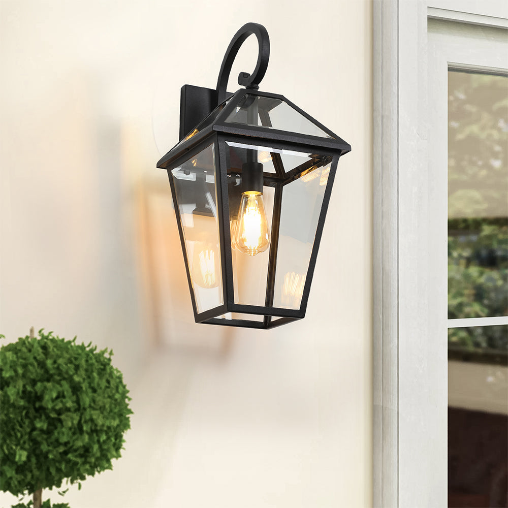 2 pcs Modern Wall Lamp - Black