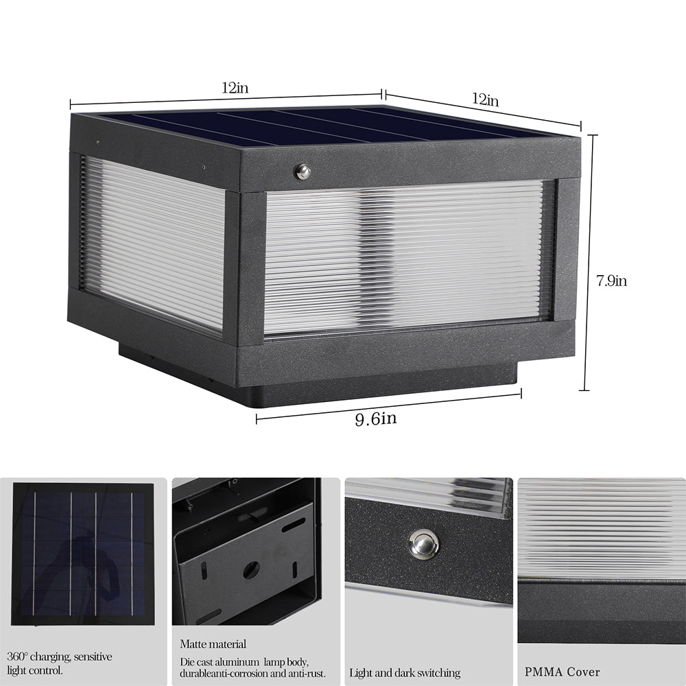 Solar Wall Lamp with Dimmable LED