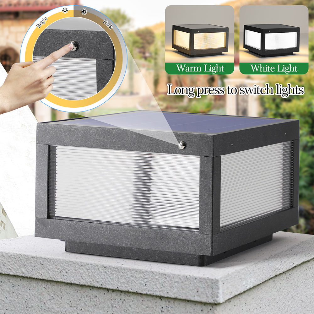 Solar Wall Lamp with Dimmable LED