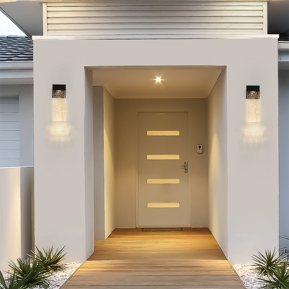 LED Crystal Wall Lamp - Waterproof, Outdoor