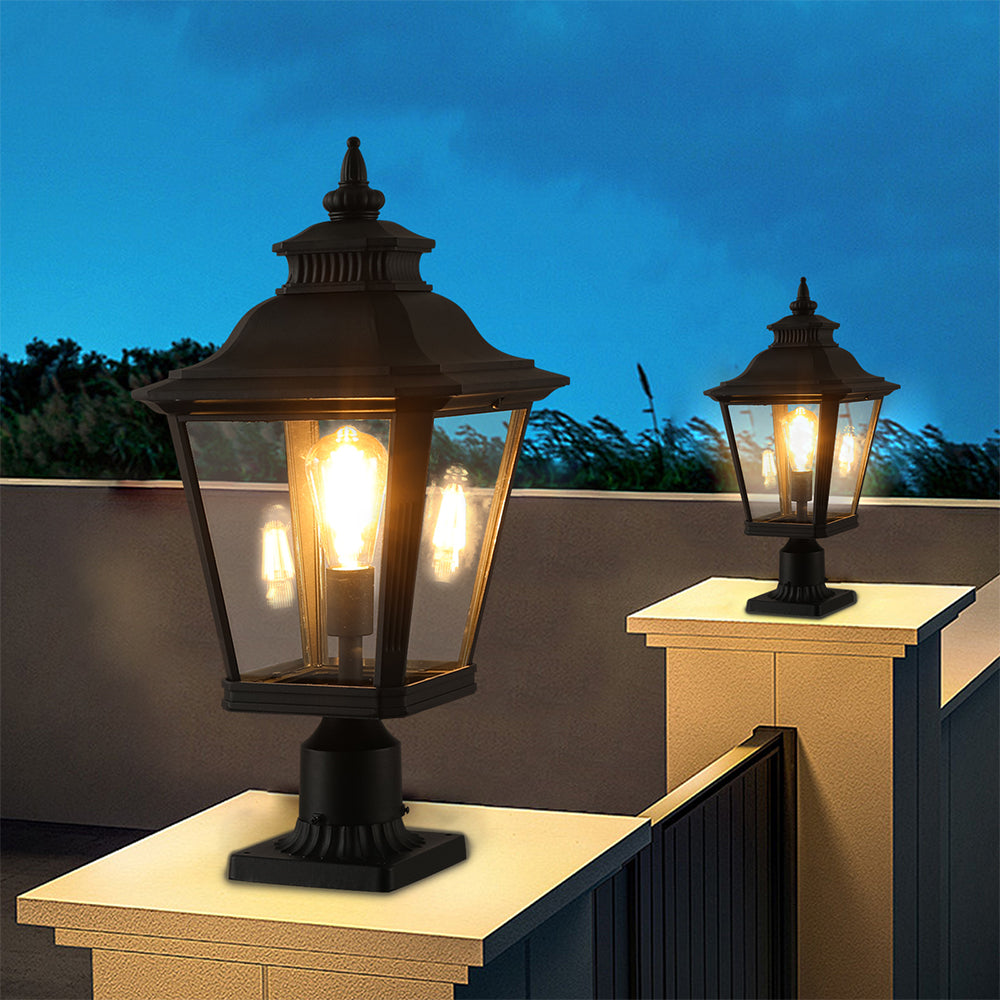 Glass Column Headlights - Outdoor