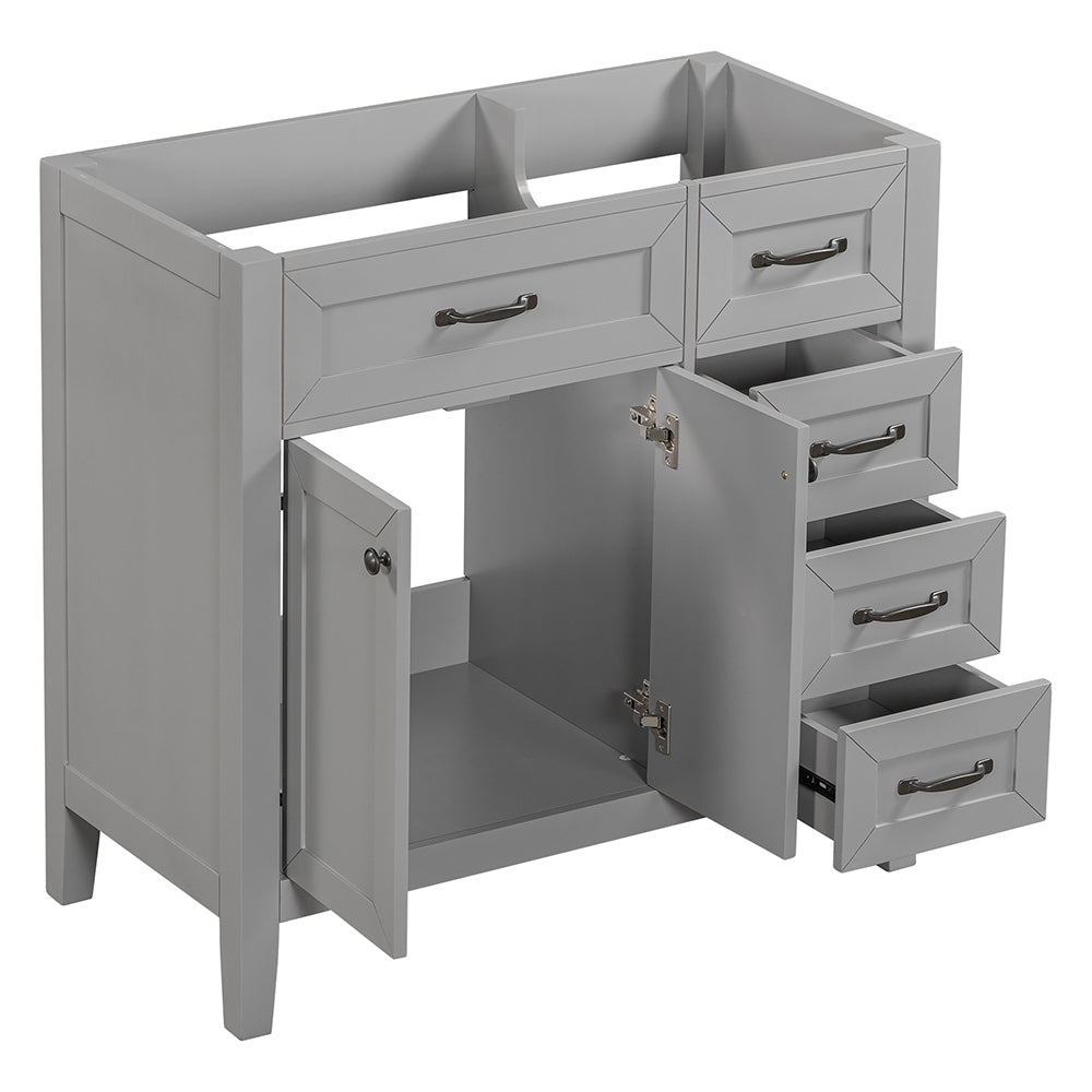 Bathroom Vanity Base - Grey