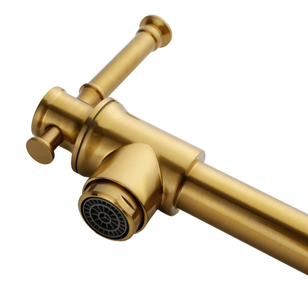 Pot Filler Faucet Wall Mount Pot Filler Faucet - Gold