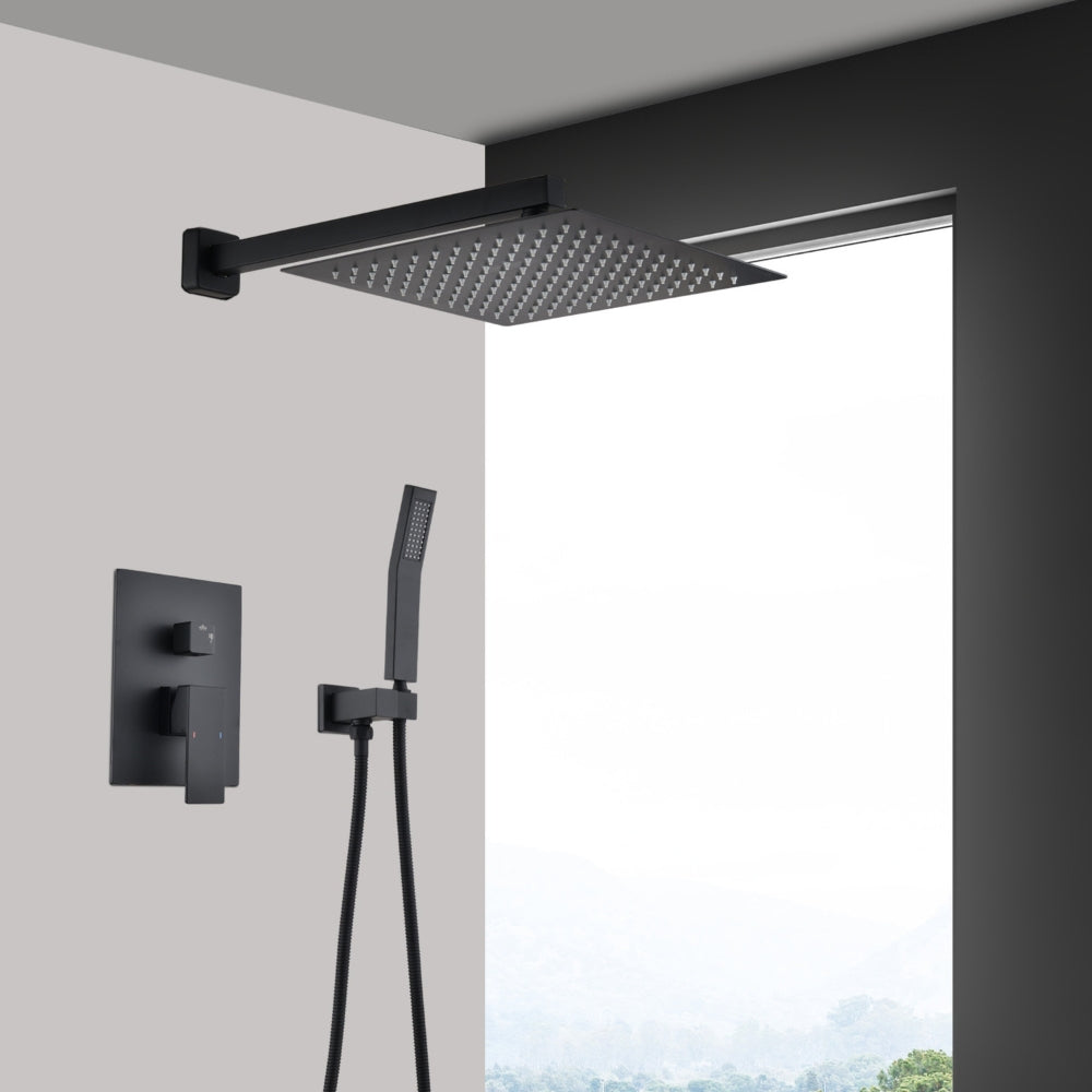 Wall-Mounted Rain Shower Head System