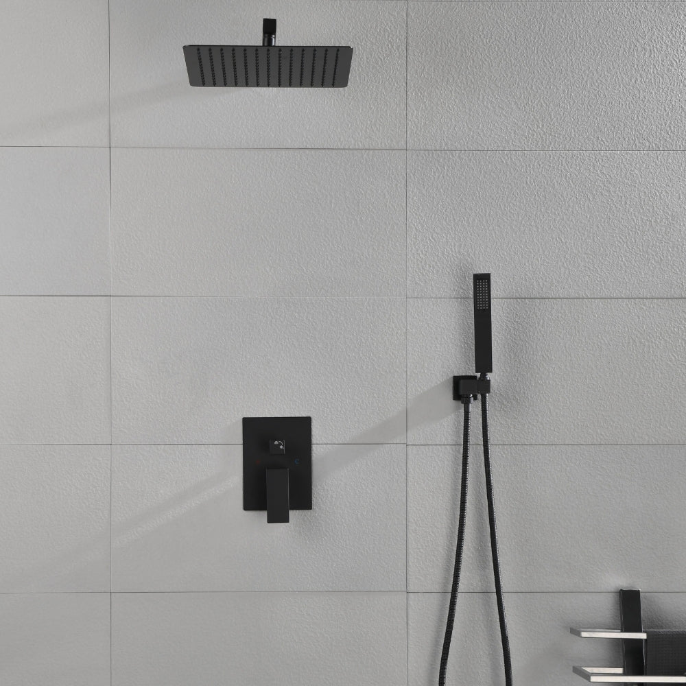 Wall-Mounted Rain Shower Head System