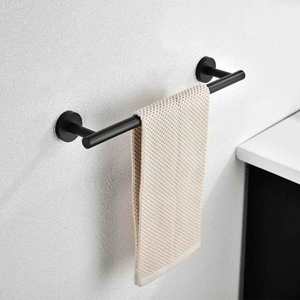 6-Piece Stainless Steel Wall Mount Bathroom Towel Rack Set