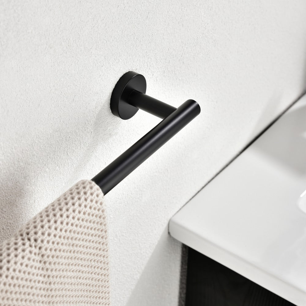 6-Piece Stainless Steel Wall Mount Bathroom Towel Rack Set