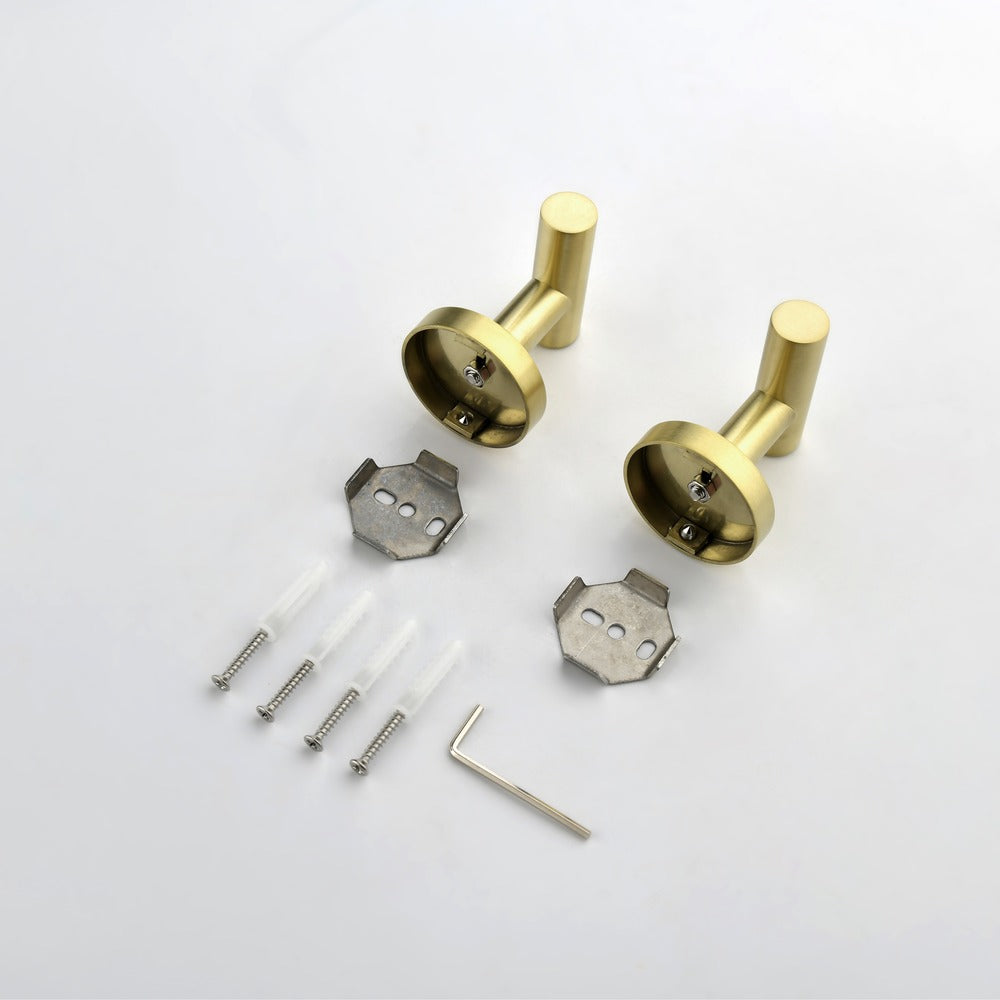 6-Piece Brushed Gold Bathroom