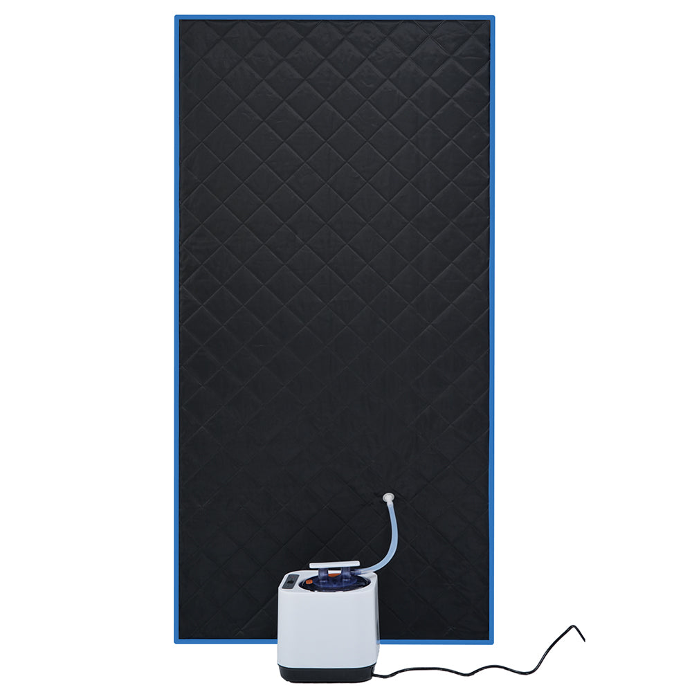 Portable Full Size Steam Sauna Tent - Black