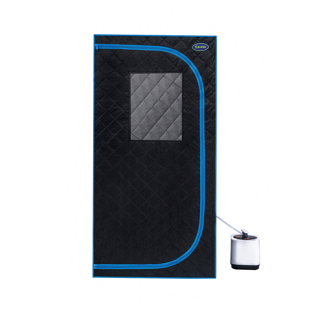 Portable Full Size Steam Sauna Tent - Black