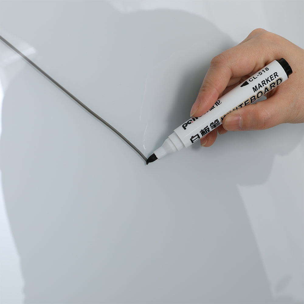 Magnetic Tempered Glass Whiteboard with Removable Stand