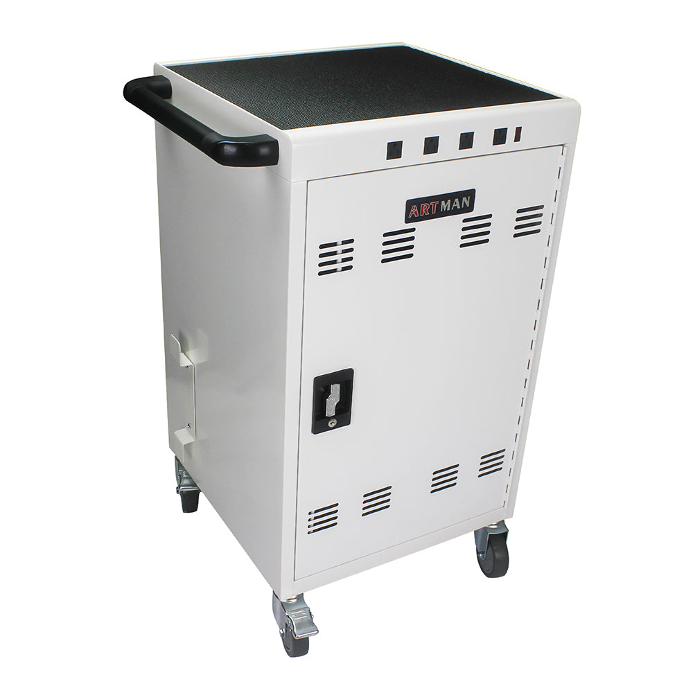 31+4-Device Mobile Charging Cart & Cabinet for Tablets & Laptops