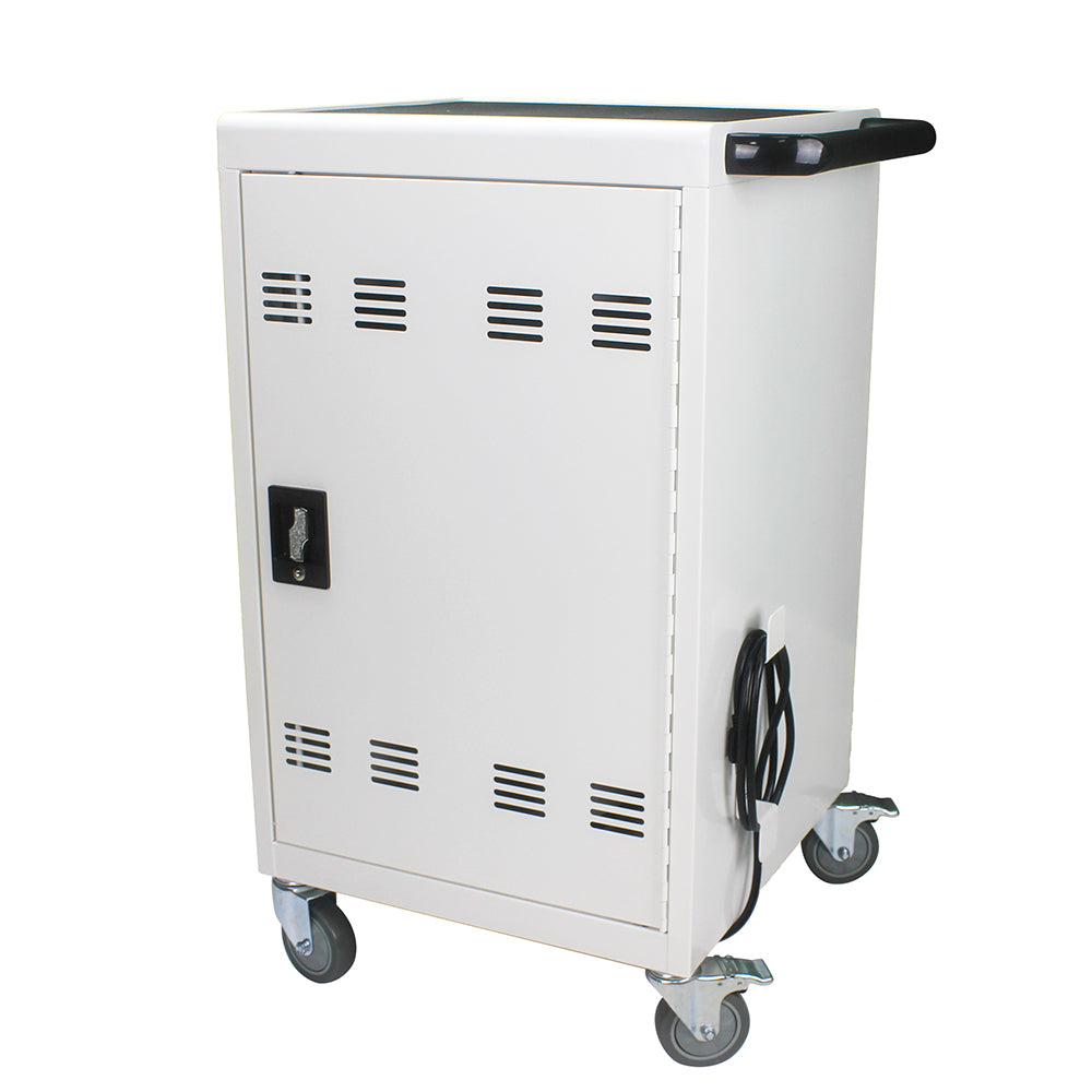 31+4-Device Mobile Charging Cart & Cabinet for Tablets & Laptops
