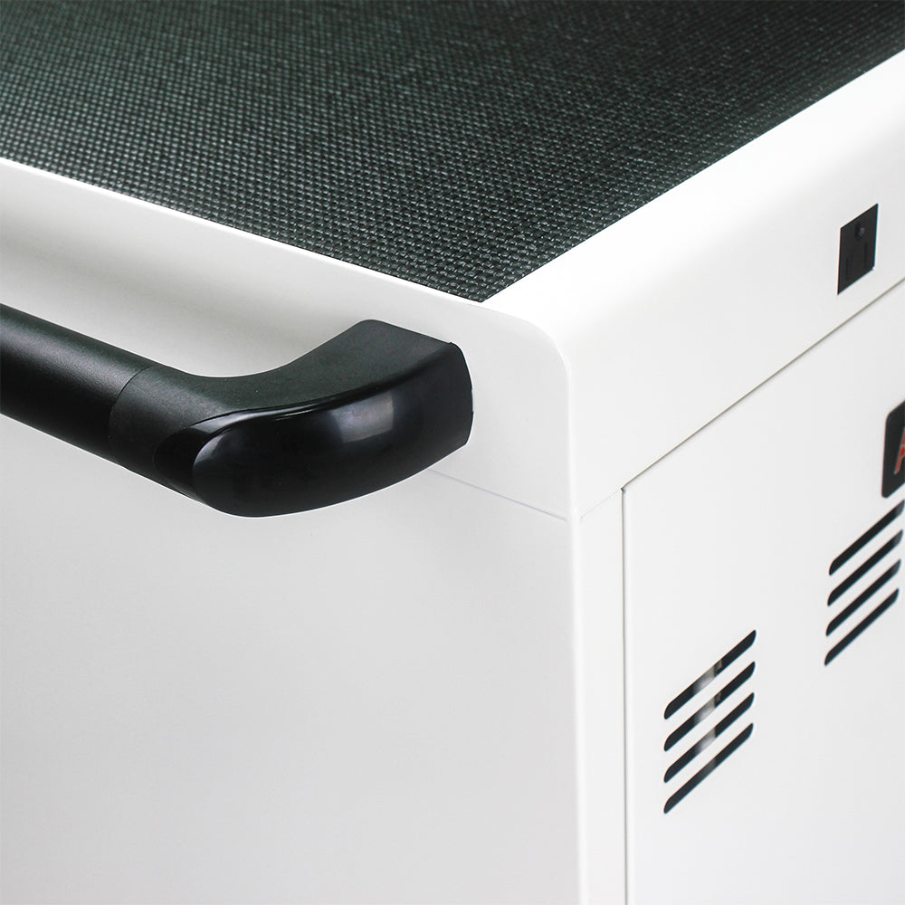31+4-Device Mobile Charging Cart & Cabinet for Tablets & Laptops