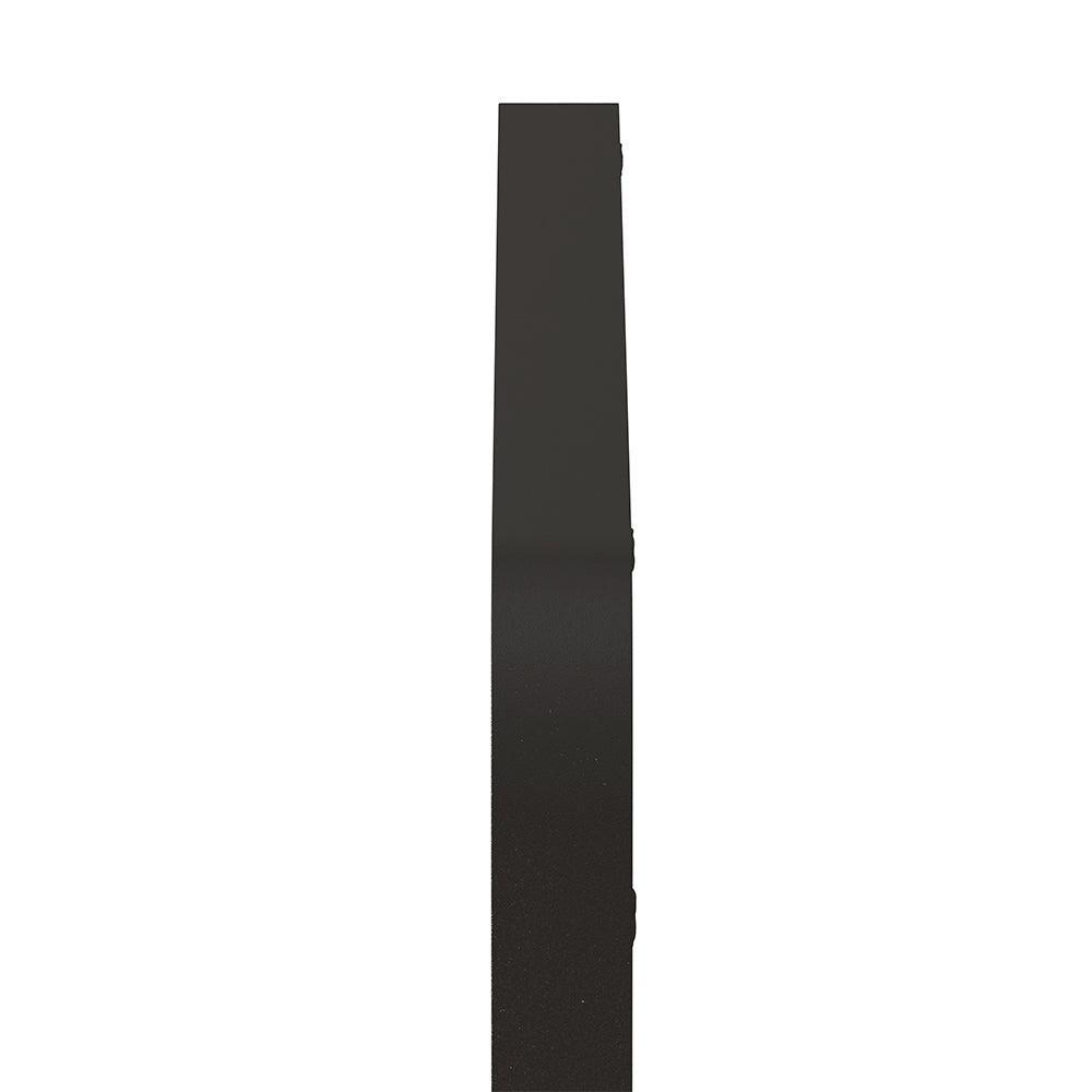 30x40 Inch Rectangular Metal Framed Wall Mirror -  Black