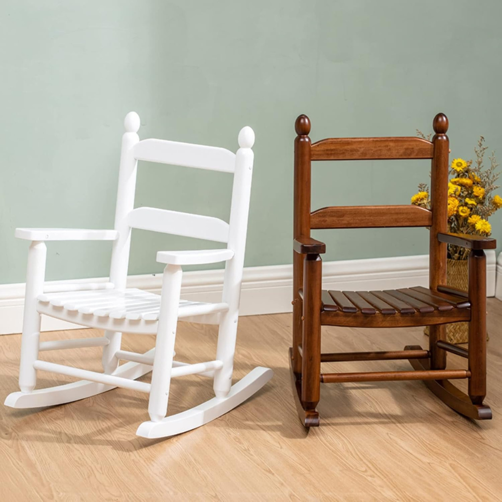 Kid's Rocking Oak Chair