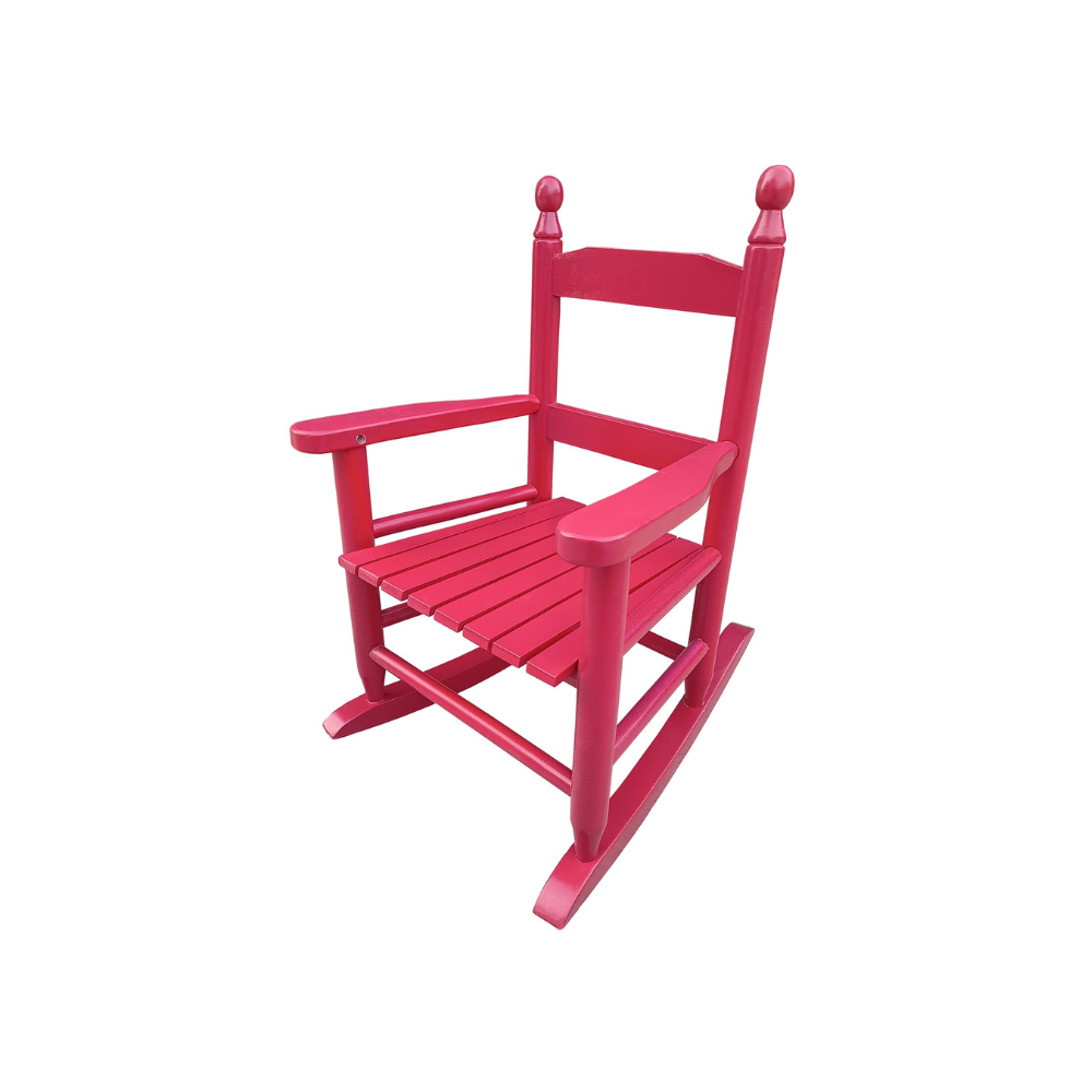 Rose Red Children's Rocking Chair