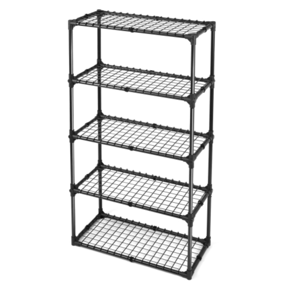5 Tier Wire Rack with Cover 1 Pack