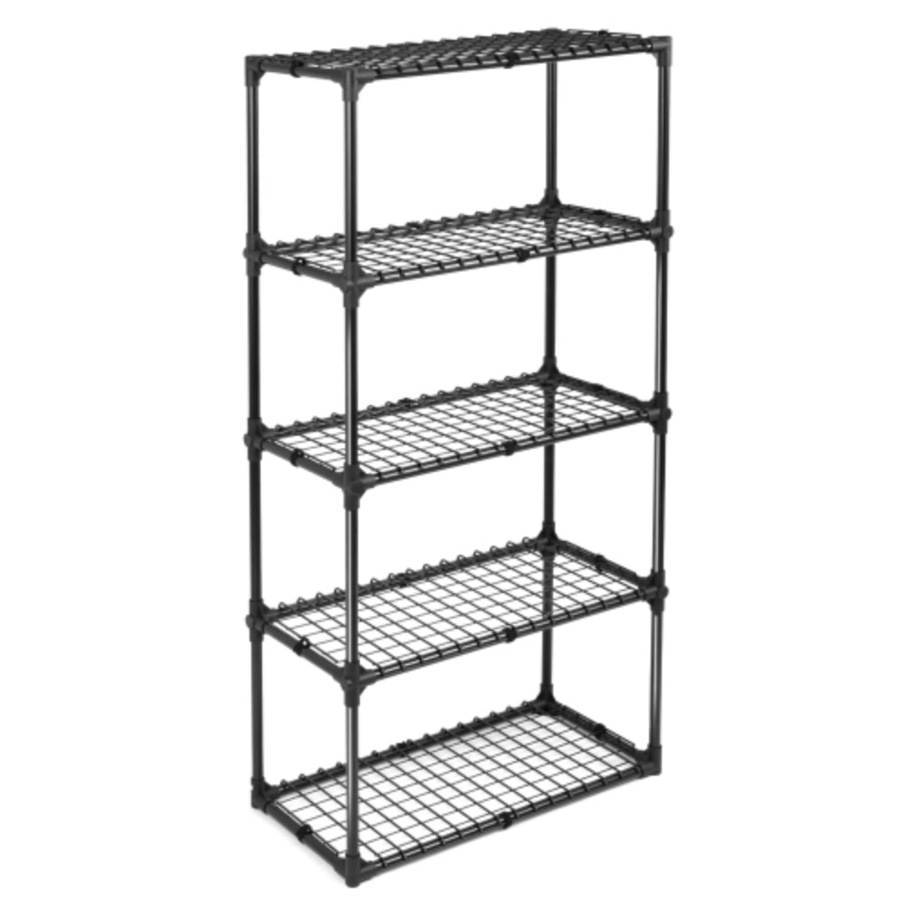 5 Tier Wire Rack with Cover 1 Pack