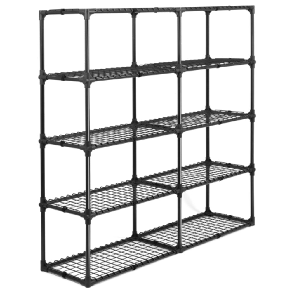 5 Tier Wire Rack with Cover 2 Pack