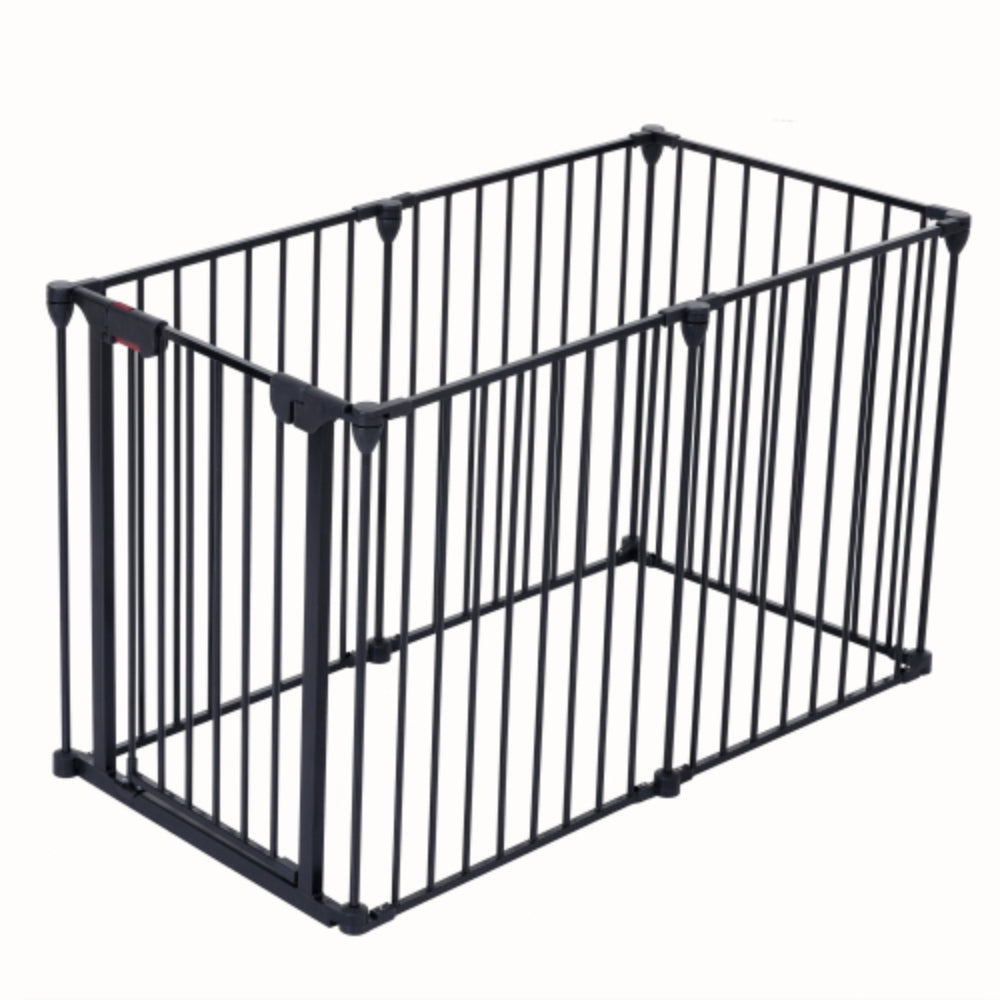 150 inch Adjustable Play Yard with 6 Panels for Safety