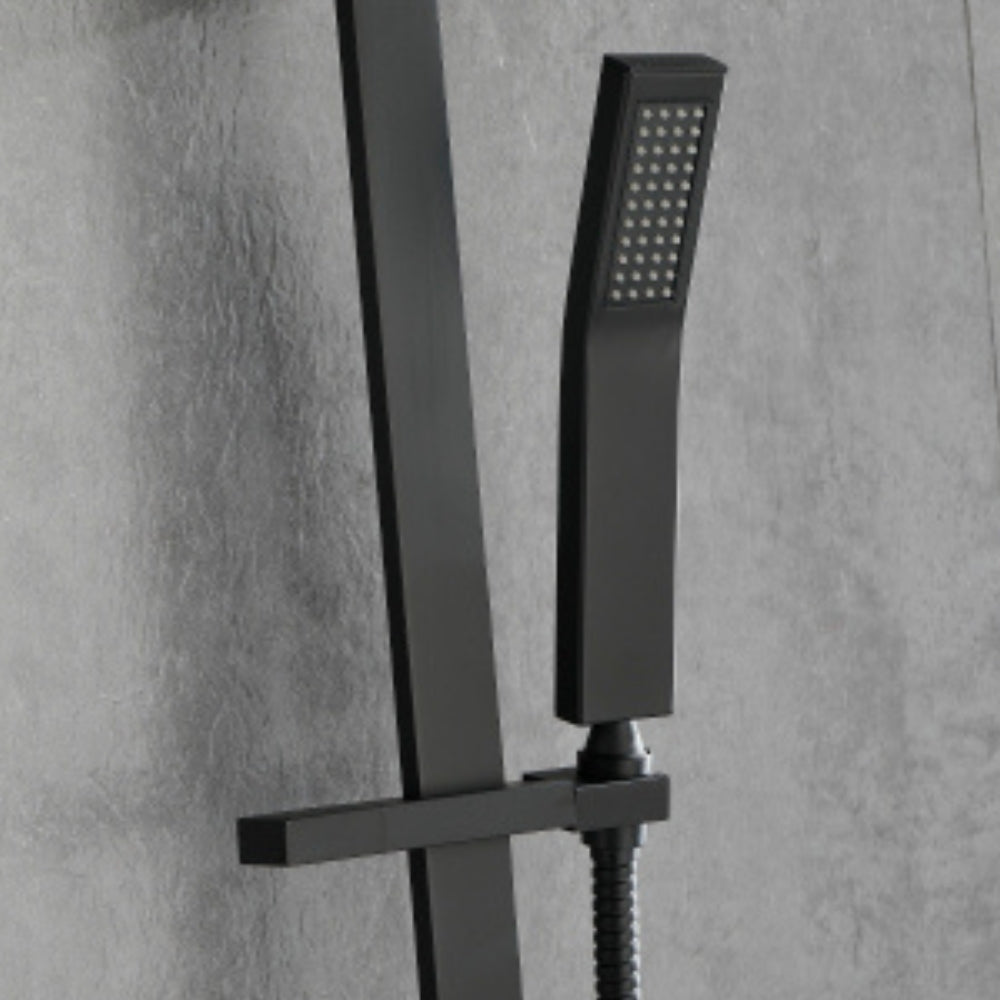 Eco Performance Matte Black Handheld Shower with 59 Inch Hose and 28 Inch Slide Bar
