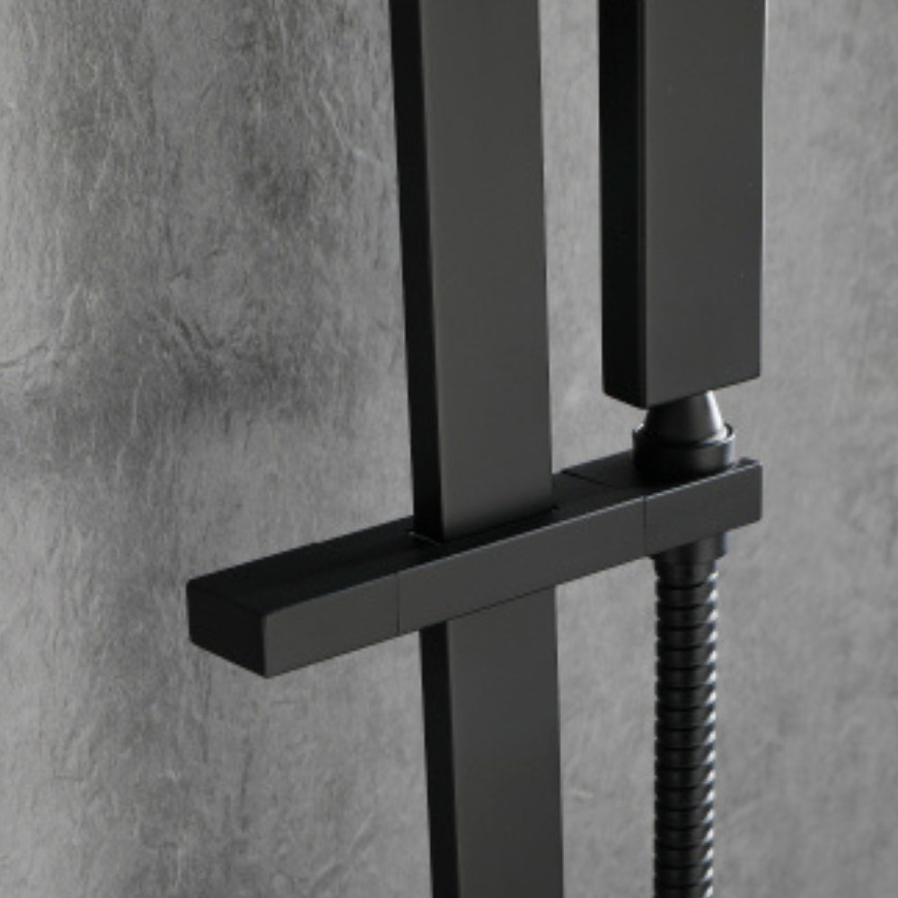 Eco Performance Matte Black Handheld Shower with 59 Inch Hose and 28 Inch Slide Bar