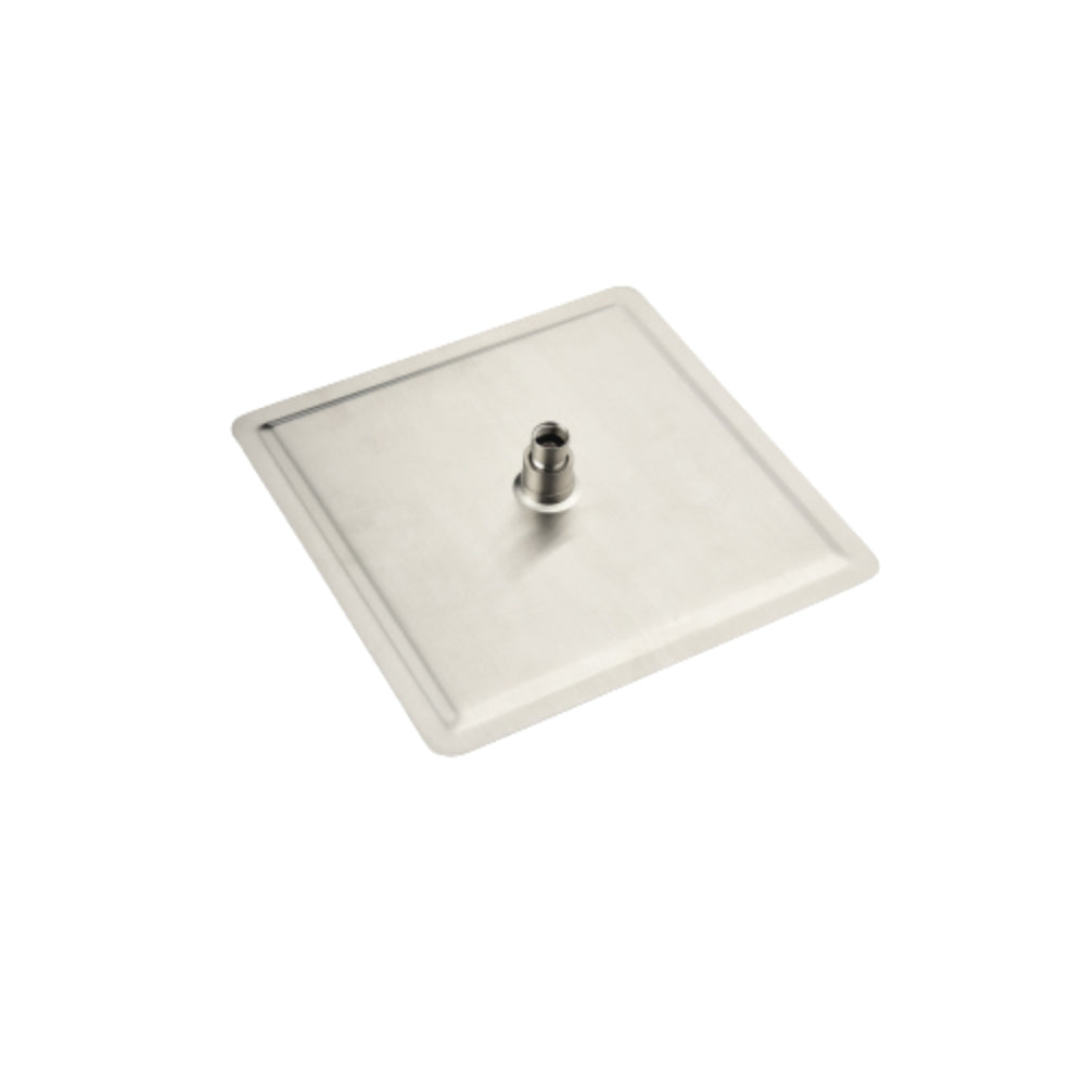 16 Inch Square Rain Shower Head Brushed Nickel Stainless Steel