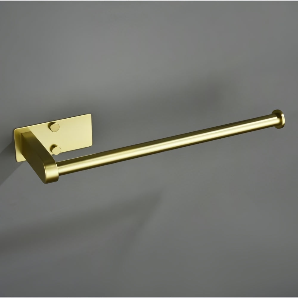 Brushed Gold Paper Towel Holder Wall Mount - 2 Pack