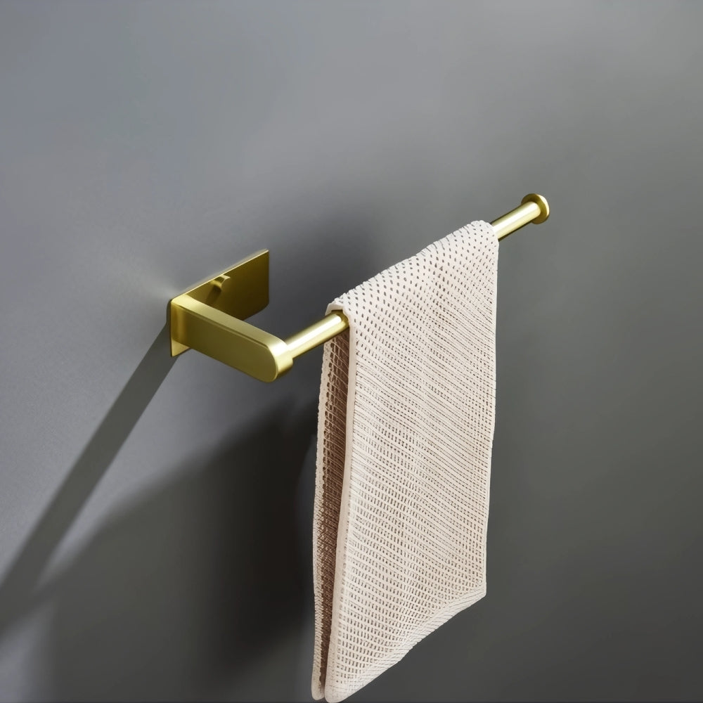 Brushed Gold Paper Towel Holder Wall Mount - 2 Pack