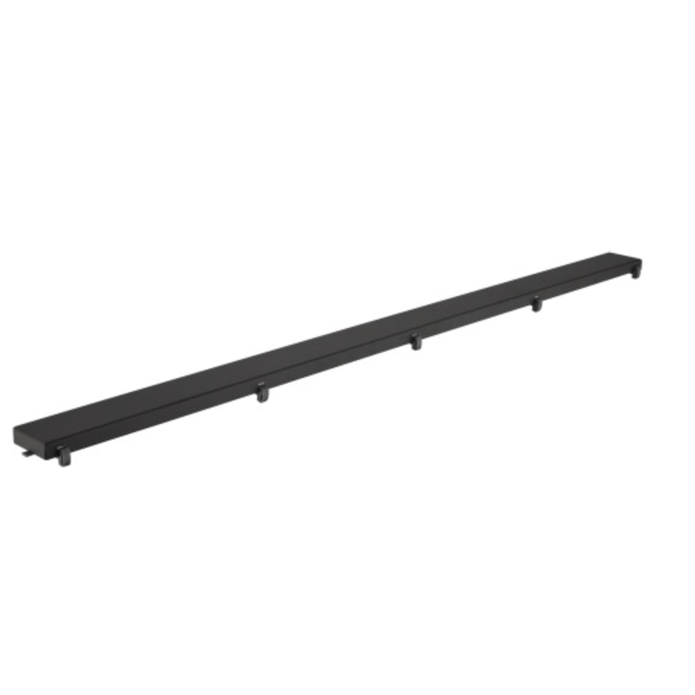 Linear Shower Drain with Removable Quadrato Pattern Grate