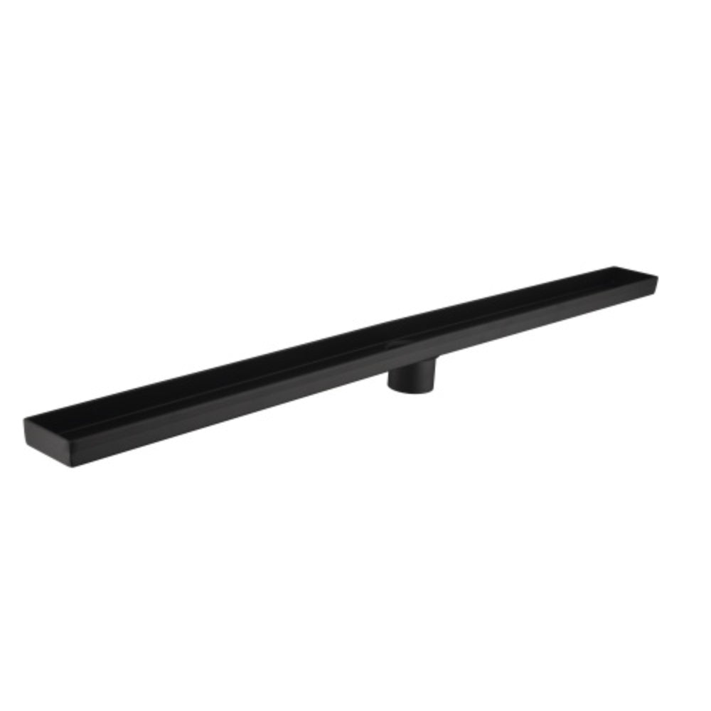 Linear Shower Drain with Removable Quadrato Pattern Grate